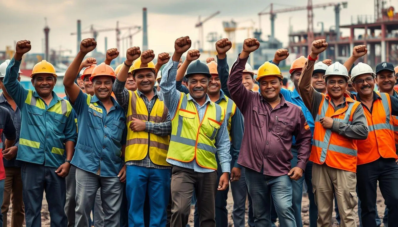 Ucapan Hari Buruh Internasional dalam Bahasa Indonesia (c) Ilustrasi AI