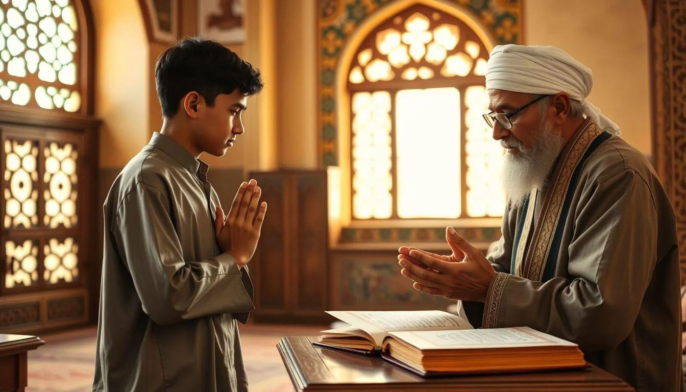 Ucapan Terima Kasih untuk Guru dalam Bahasa Arab (c) Ilustrasi AI