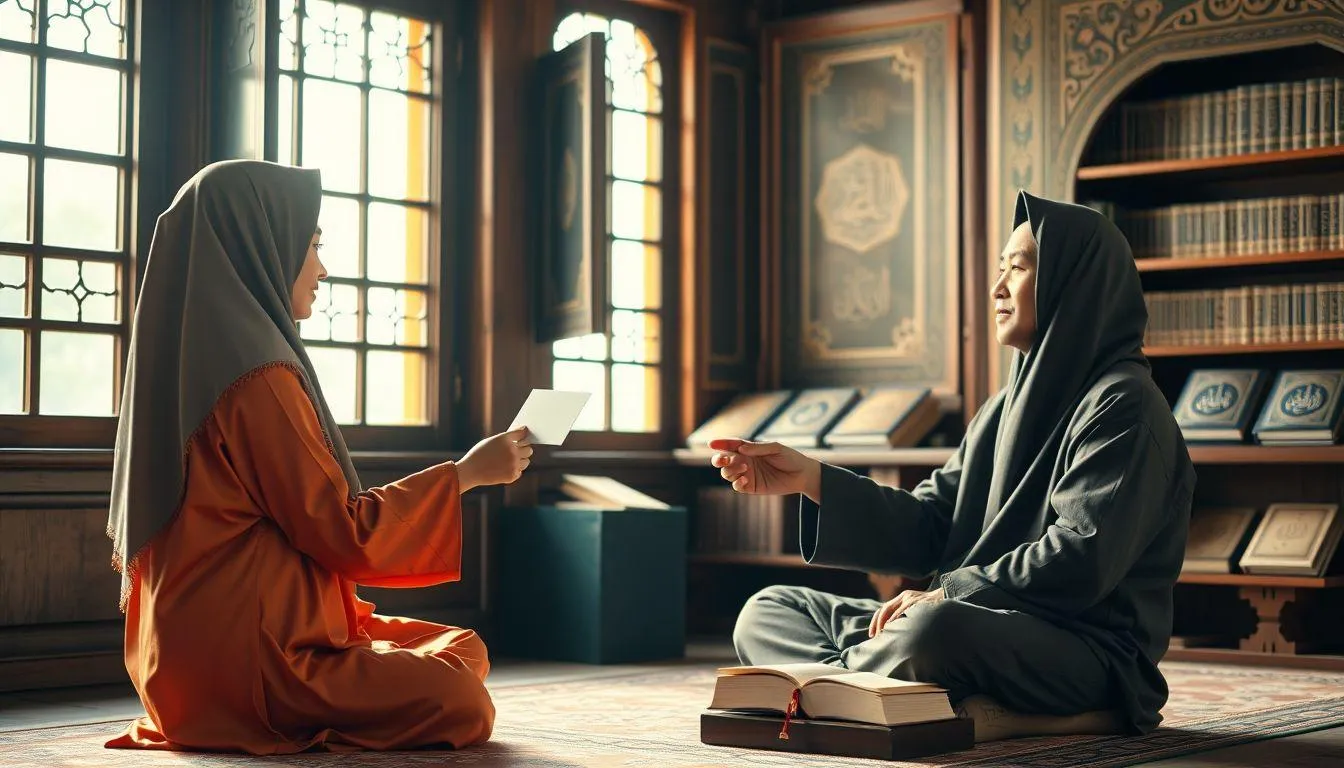 Cara Menyampaikan Ucapan Hari Guru untuk Guru Ngaji (c) Ilustrasi AI