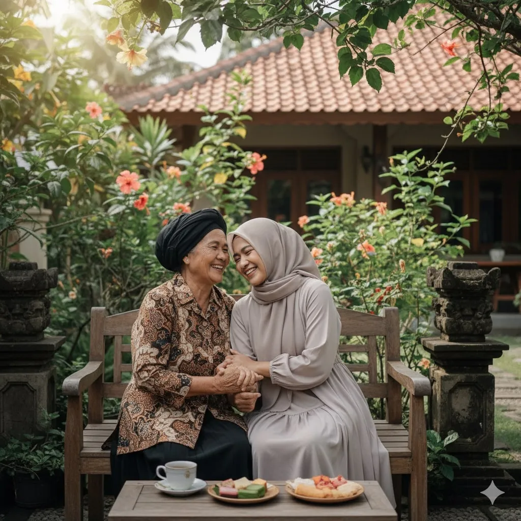Contoh Ucapan Hari Ibu untuk Mertua yang Menyentuh Hati (c) Ilustrasi AI