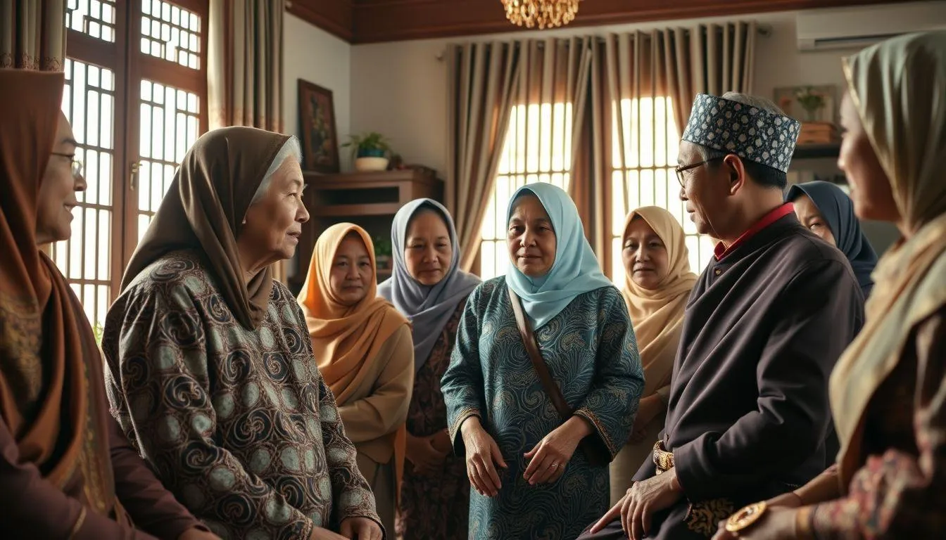 Jenis-Jenis Tingkatan Bahasa dalam Ucapan Hari Raya (c) Ilustrasi AI