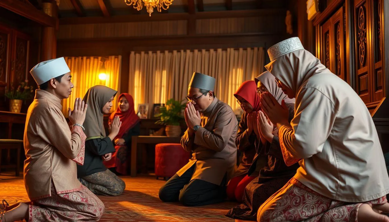 Ucapan Hari Raya untuk Keluarga dan Orang Tua (c) Ilustrasi AI