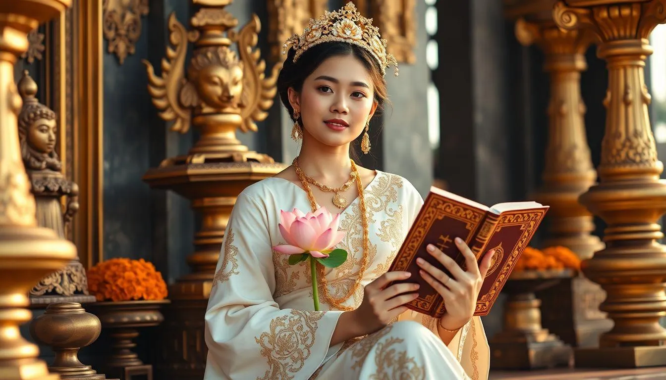 Cara Menyampaikan Ucapan Hari Raya Saraswati di Media Sosial (c) Ilustrasi AI