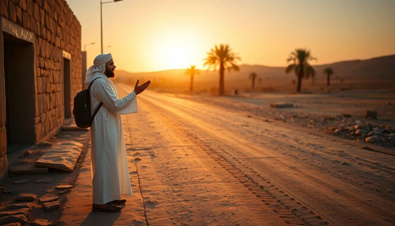 Pengertian dan Makna Ucapan Hati-Hati di Jalan dalam Bahasa Arab (c) Ilustrasi AI