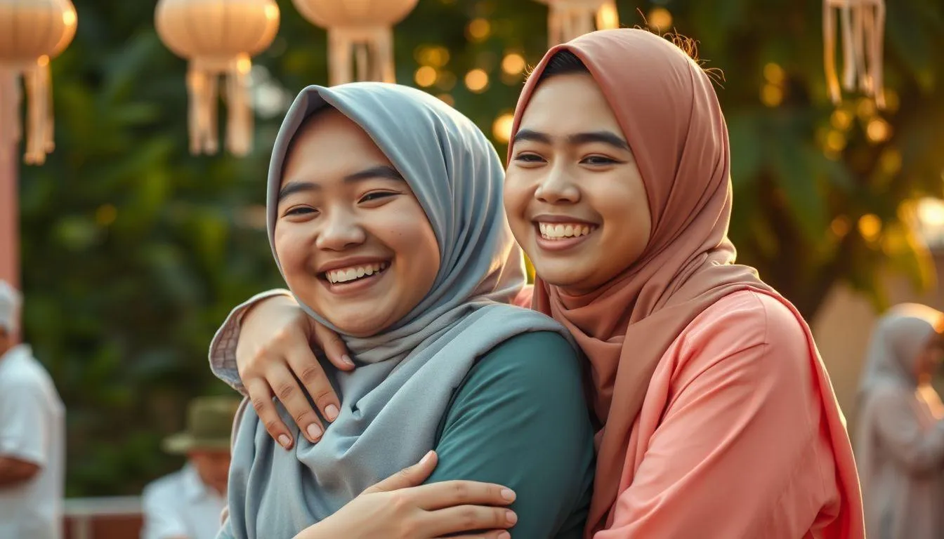 Ucapan Idul Fitri untuk sahabat (c) Ilustrasi AI