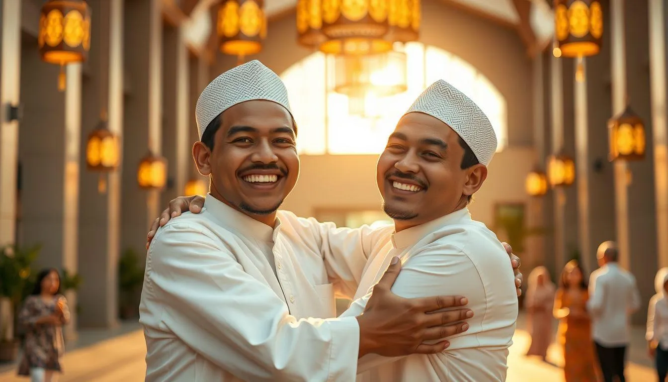 Ucapan Idul Fitri Bahasa Inggris untuk Teman dan Sahabat (c) Ilustrasi AI