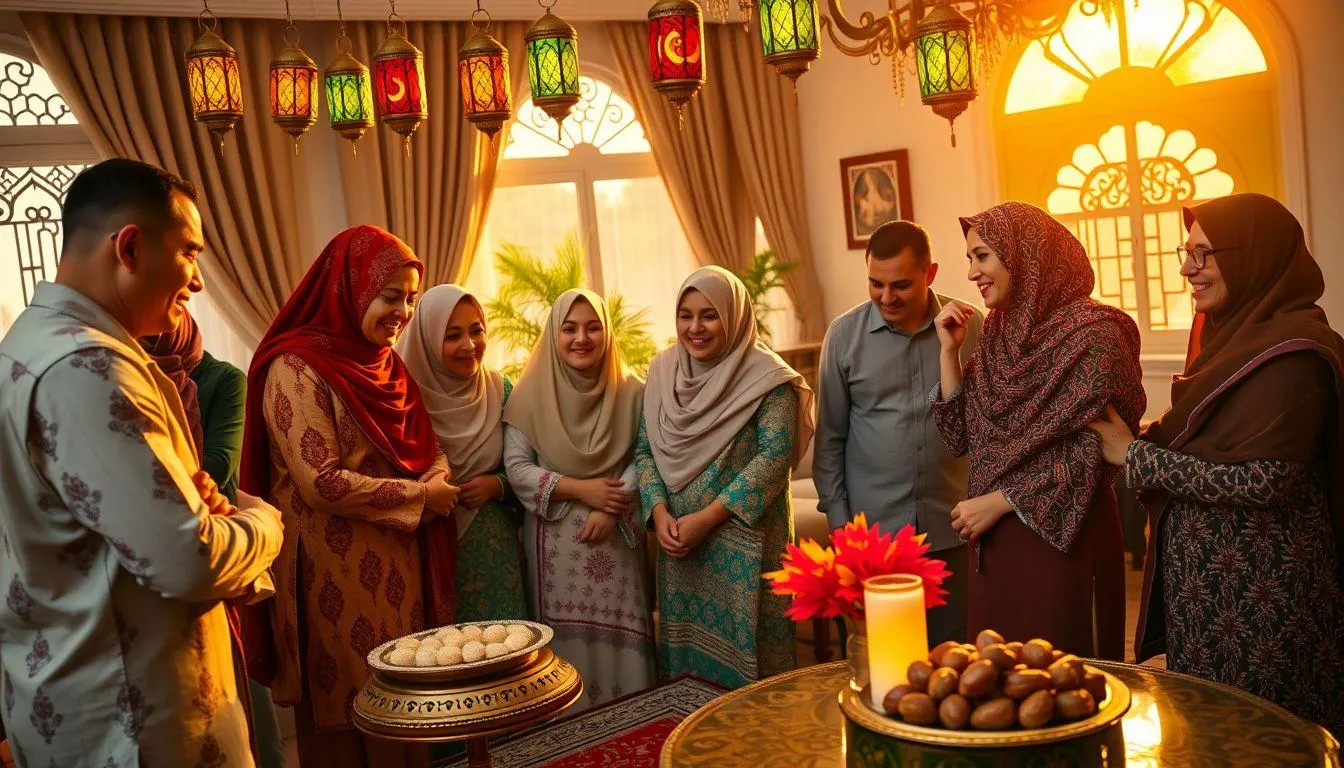 Variasi Ucapan Idul Fitri Bahasa Inggris Berdasarkan Situasi (c) Ilustrasi AI