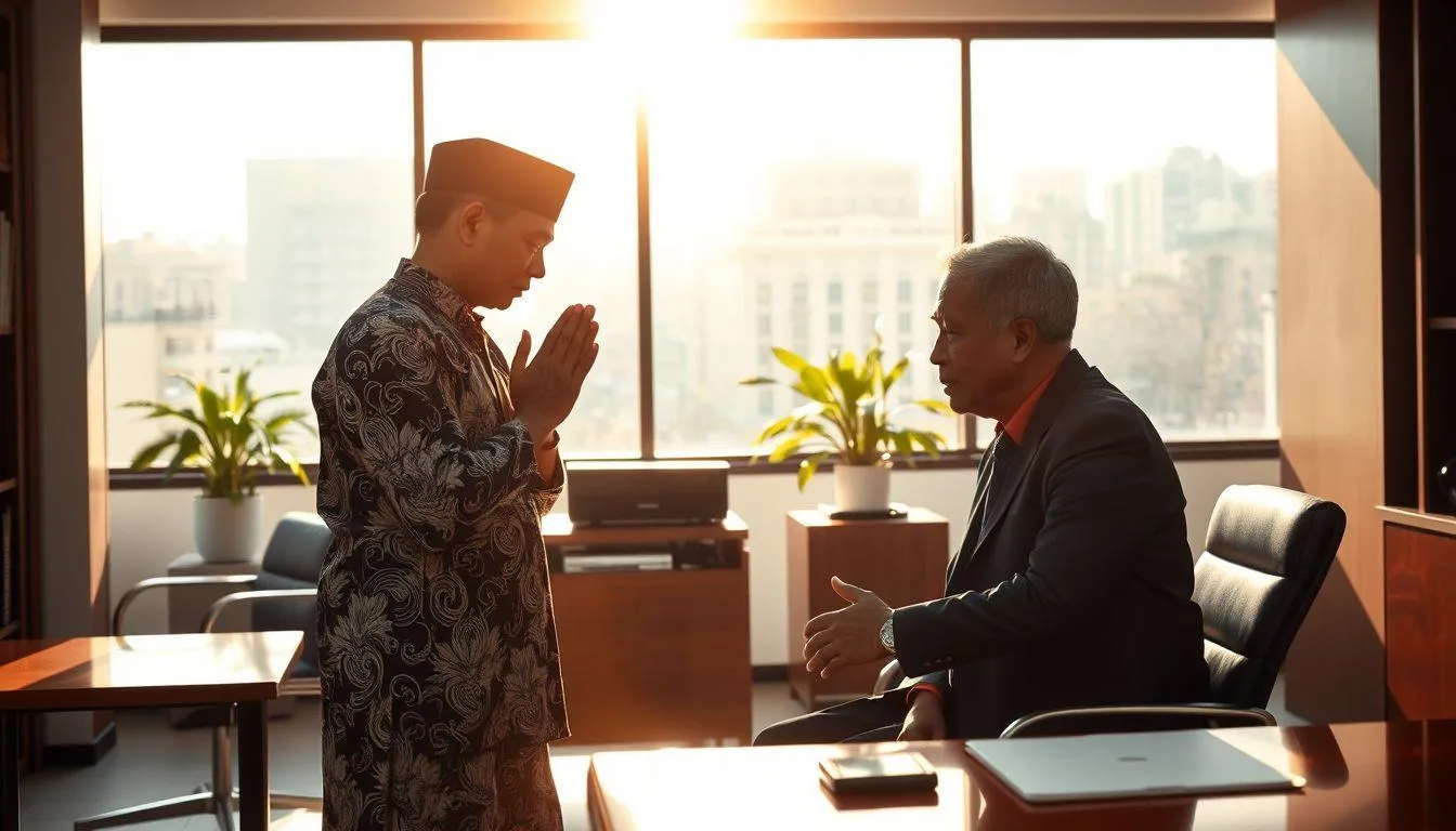 Ucapan Lebaran Sunda Halus untuk Guru, Atasan, dan Figur Formal (c) Ilustrasi AI