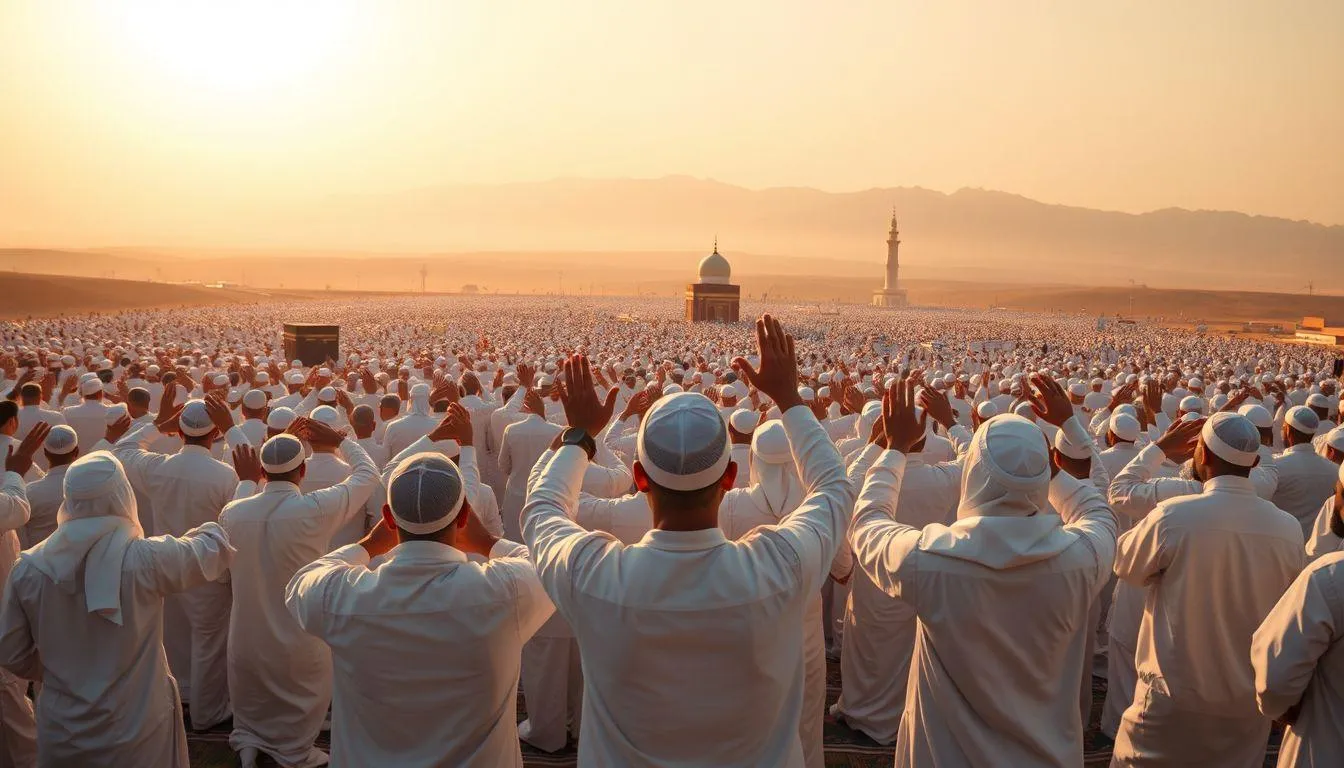 Lebaran Haji mengiringi doa bagi jamaah di Tanah Suci (c) Ilustrasi AI