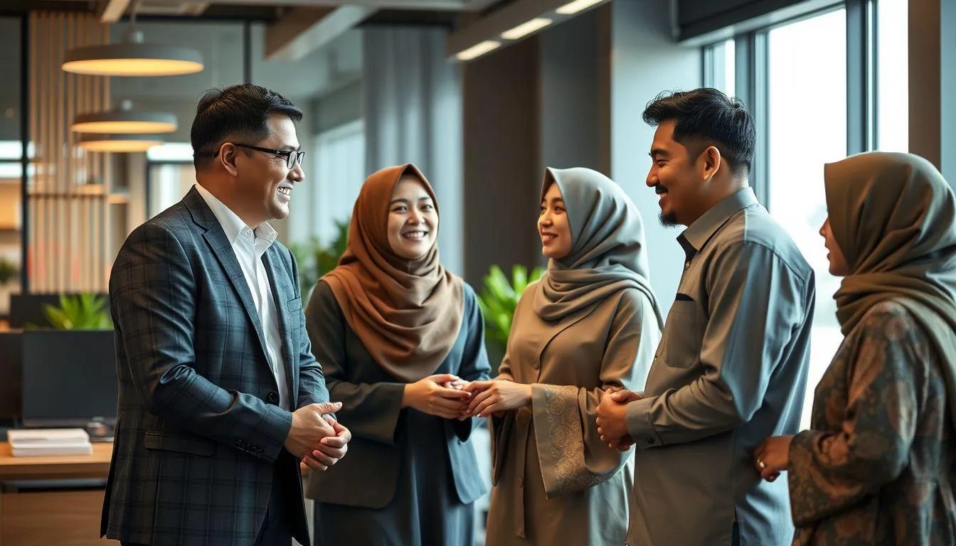 Ucapan Lebaran untuk Rekan Kerja dan Profesional (c) Ilustrasi AI