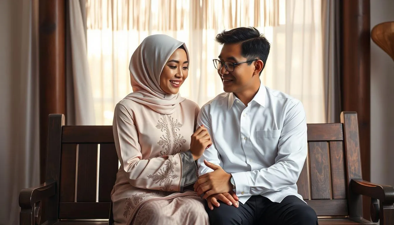 Ucapan Maaf Idul Fitri untuk Pasangan dan Orang Terkasih (c) Ilustrasi AI