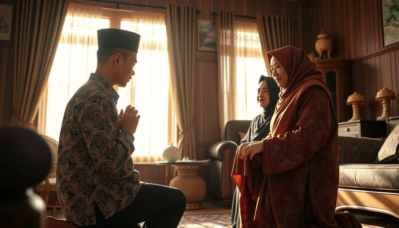 Ucapan Maaf Lebaran dalam Bahasa Daerah (c) Ilustrasi AI