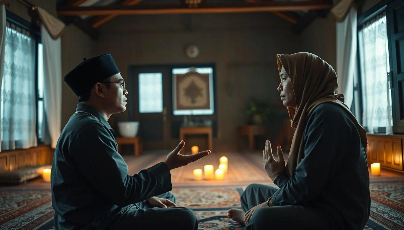 Perbedaan Ucapan Maaf Nisfu Sya'ban dengan Idul Fitri (c) Ilustrasi AI