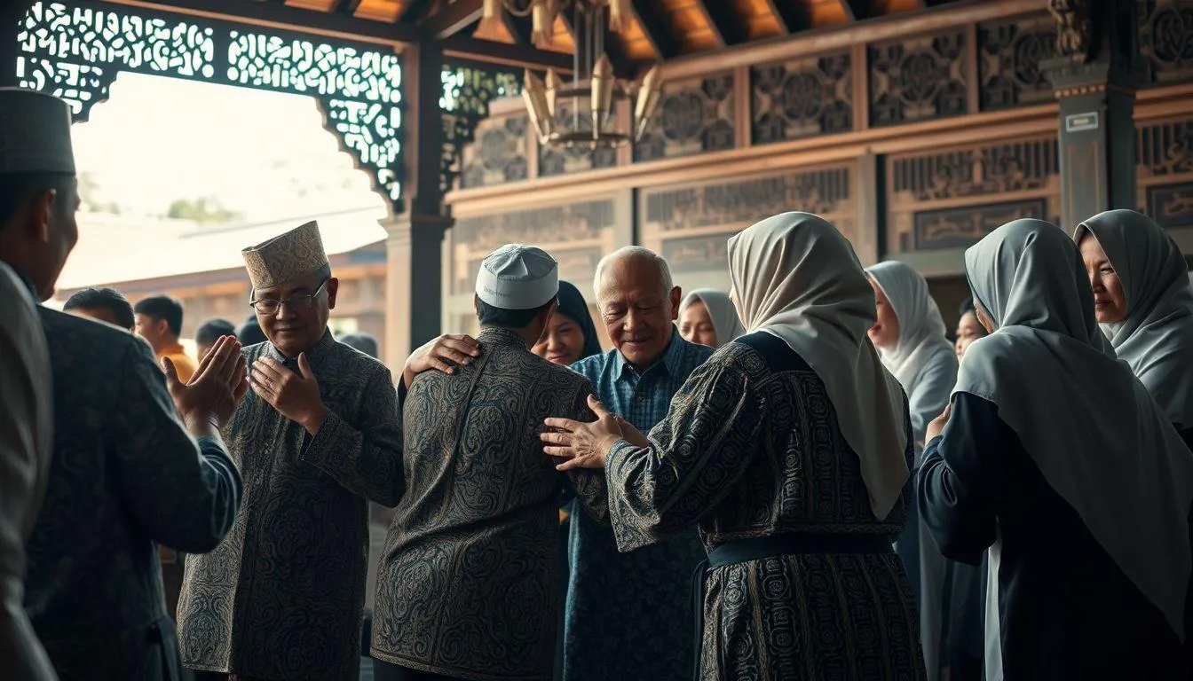 Momen kumpul bersama menyambut Idul Fitri  (c) Ilustrasi AI