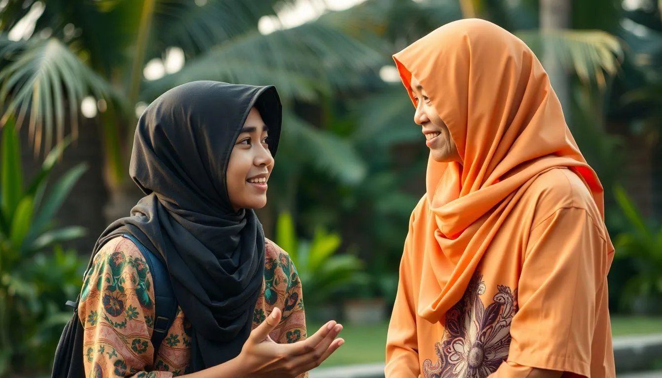 Ucapan Minta Maaf Bahasa Jawa Singkat untuk Teman dan Sebaya (c) Ilustrasi AI