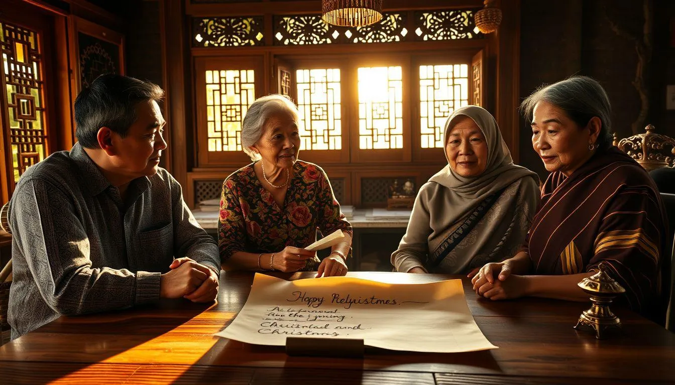 Struktur dan Elemen Penting dalam Ucapan Natal Bahasa Jawa (c) Ilustrasi AI