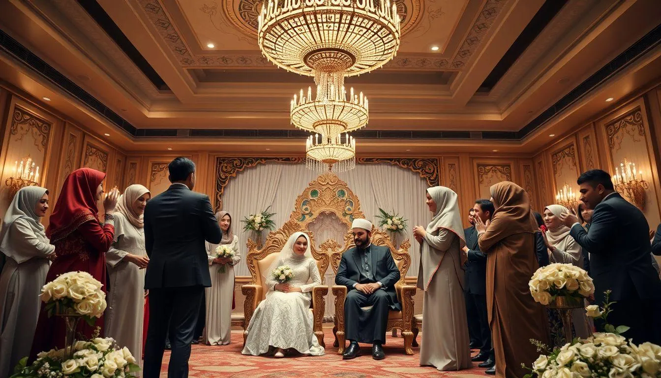 Variasi Ucapan Pernikahan Bahasa Arab untuk Berbagai Situasi (c) Ilustrasi AI