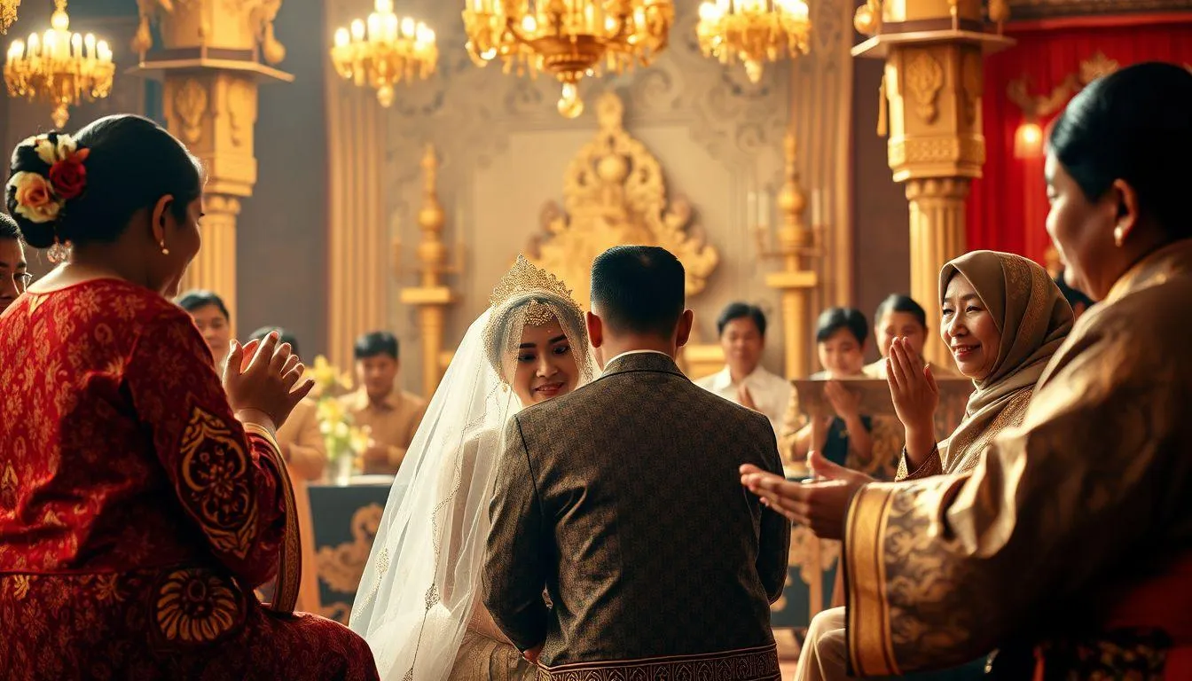 Pengertian dan Makna Ucapan Pernikahan Bahasa Jawa (c) Ilustrasi AI