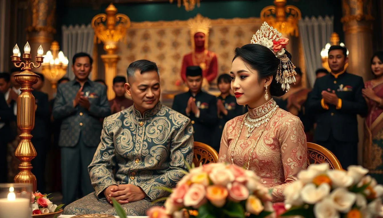 Struktur dan Komponen Ucapan Pernikahan Bahasa Jawa (c) Ilustrasi AI