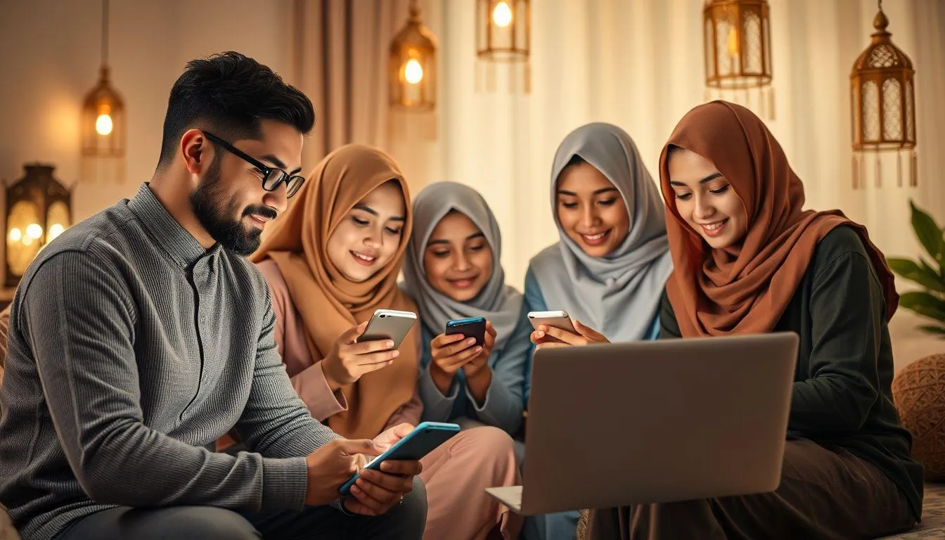 Ucapan Ramadhan untuk Media Sosial dan Digital (c) Ilustrasi AI