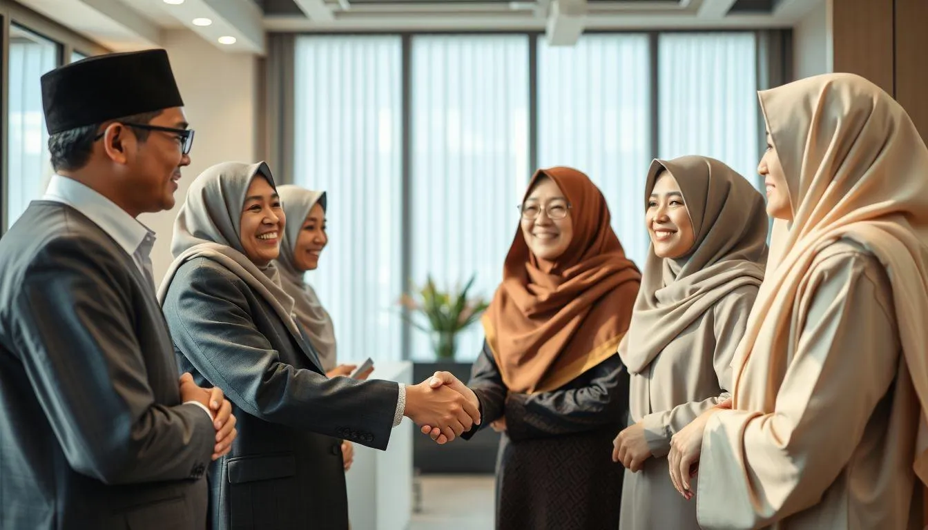 Ucapan Idul Fitri untuk Rekan Kerja dan Profesional (c) Ilustrasi AI