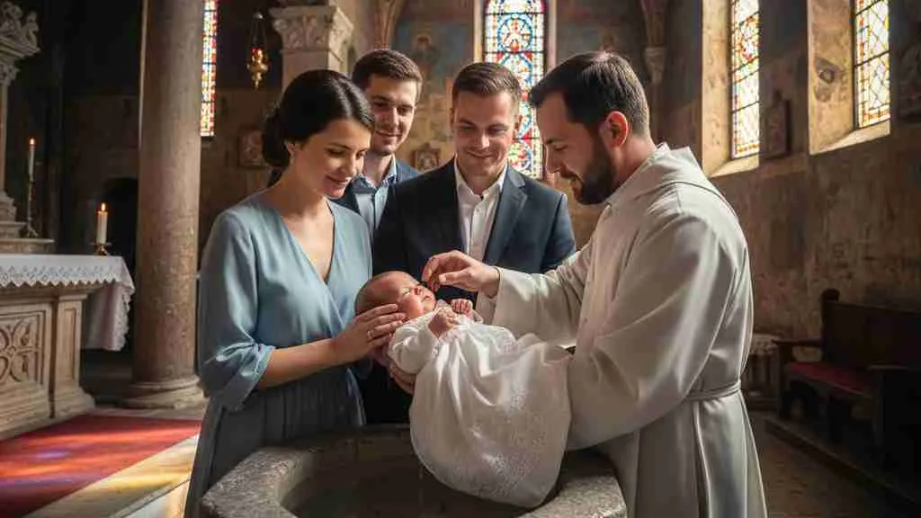 Pengertian dan Makna Baptis Bayi dalam Tradisi Kristen (c) Ilustrasi AI