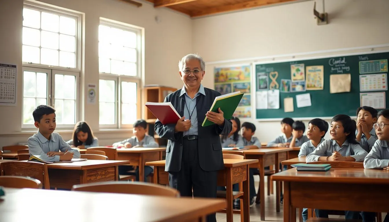 Kumpulan Ucapan Hari Guru yang Menyentuh Hati (c) Ilustrasi AI