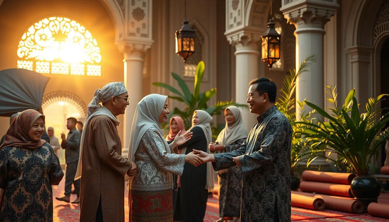 Kombinasi Ucapan Idul Fitri Bahasa Arab yang Lengkap (c) Ilustrasi AI