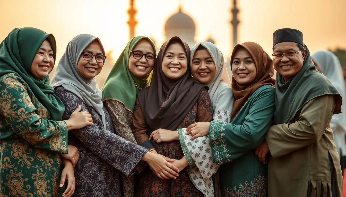 Ucapan Idul Fitri Bernuansa Toleransi dan Kebersamaan (c) Ilustrasi AI