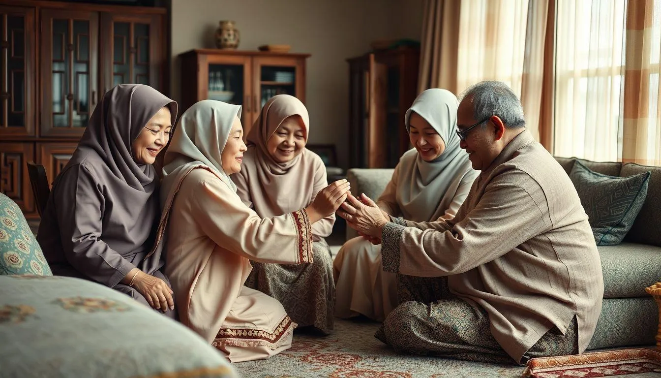 Ucapan Idul Fitri untuk Keluarga dan Orang Tua (c) Ilustrasi AI