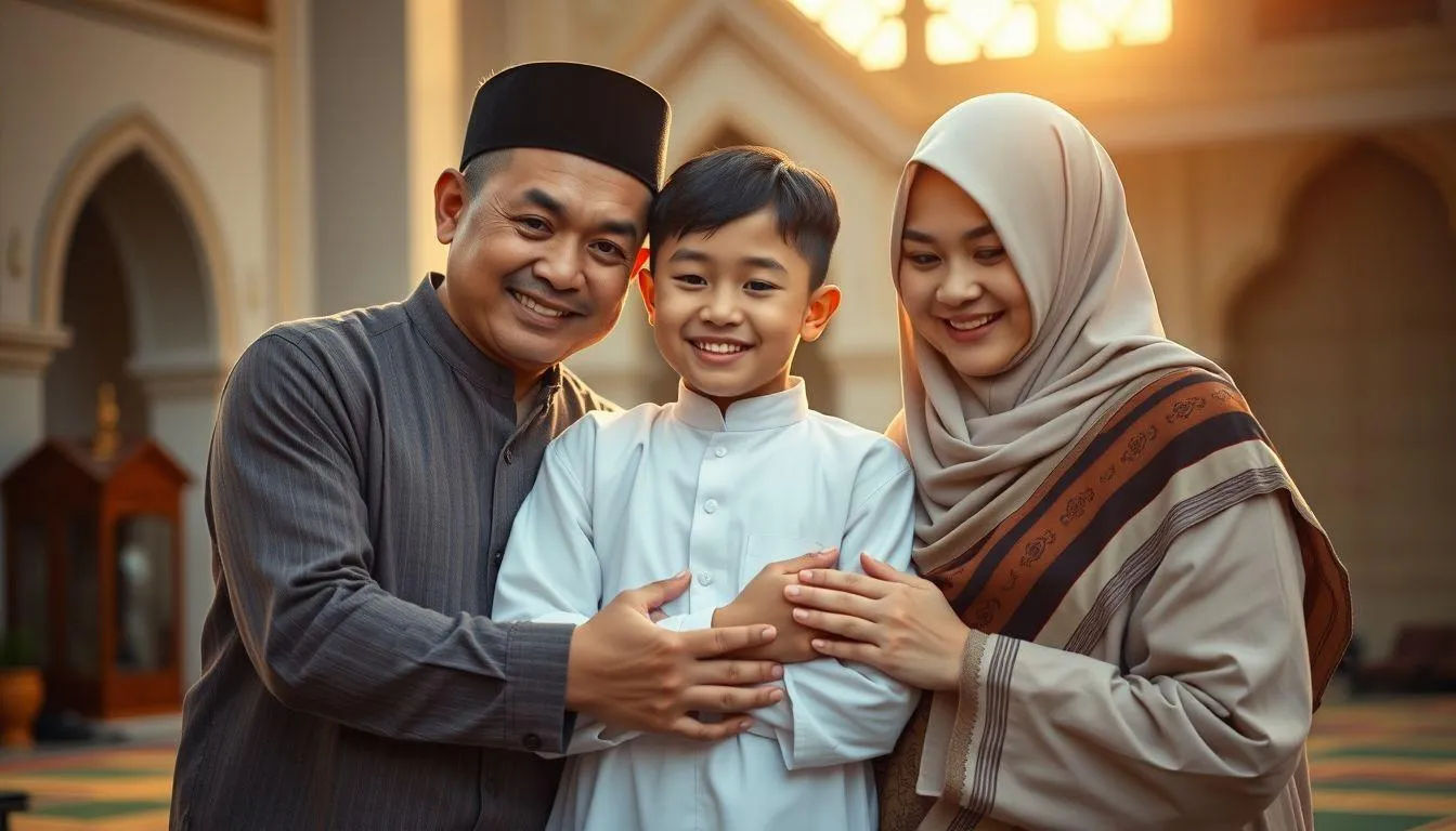 Ucapan Hari Santri untuk Anak dan Keluarga (c) Ilustrasi AI