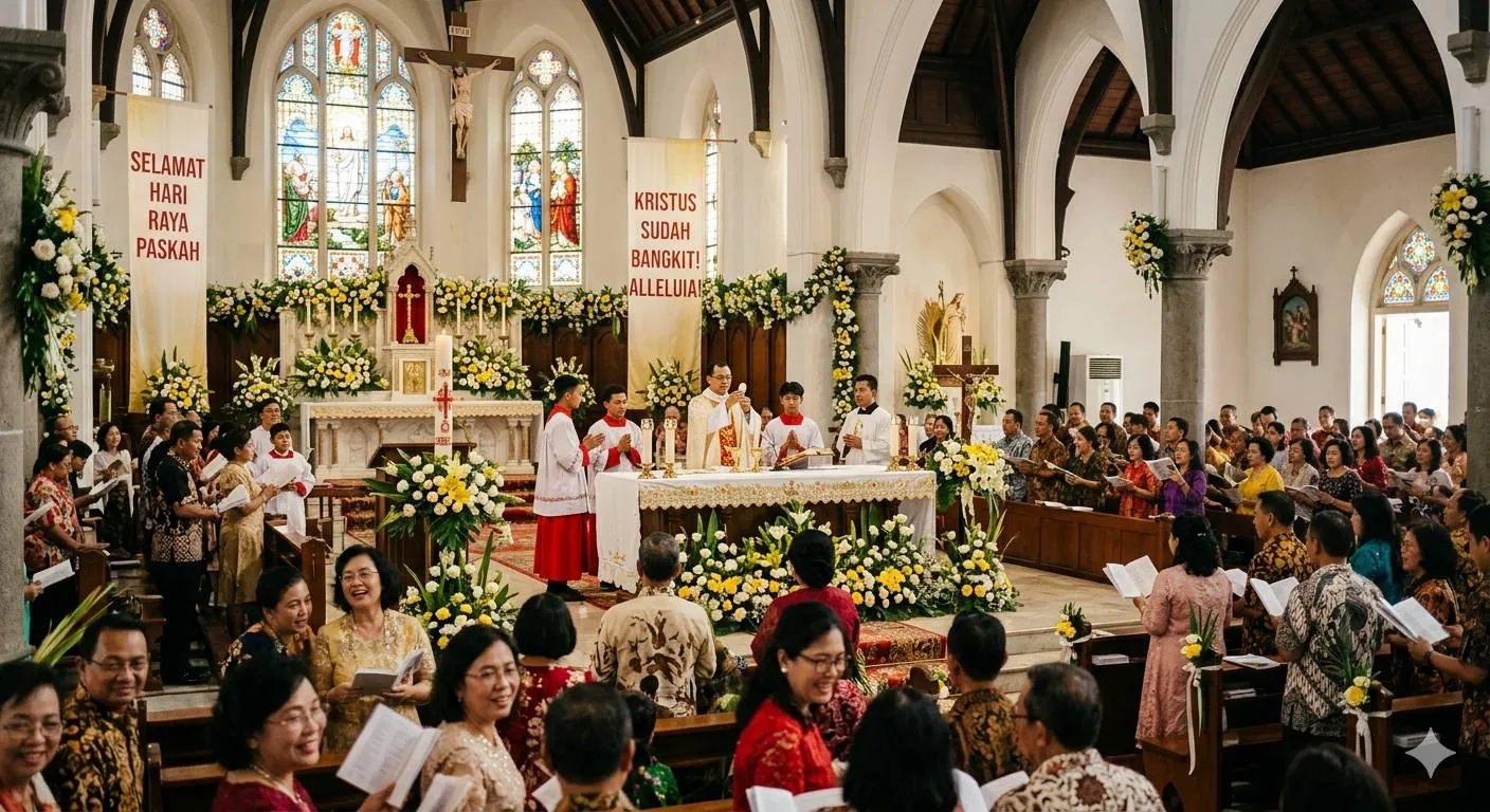 Ucapan Paskah Katolik dari Para Paus yang Menginspirasi (c) Ilustrasi AI