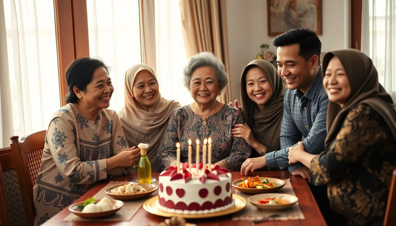 Contoh Ucapan Selamat Ulang Tahun untuk Ibu Mertua (c) Ilustrasi AI