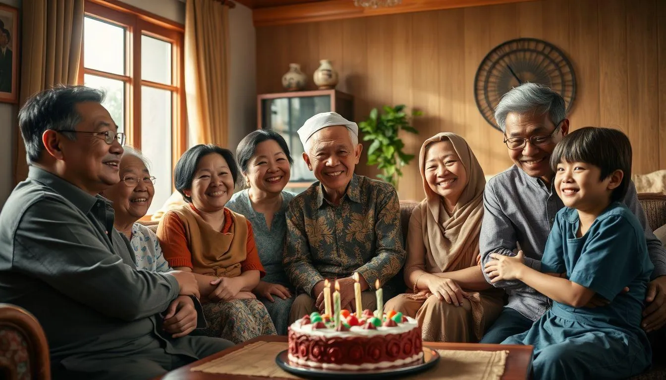 Ucapan Selamat Ulang Tahun untuk Keluarga (c) Ilustrasi AI
