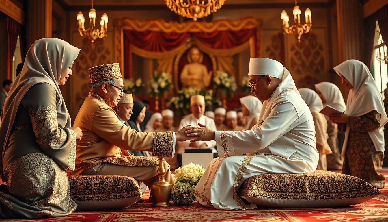 Prosesi Ijab Kabul sebagai Inti Pengesahan Pernikahan (c) Ilustrasi AI