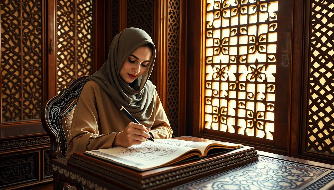 Ucapan Terima Kasih Bahasa Arab untuk Perempuan (c) Ilustrasi AI