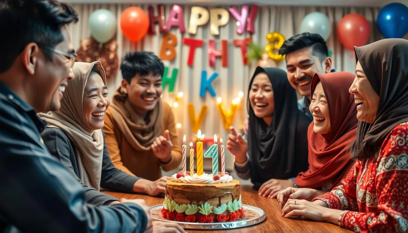 Jenis-Jenis Ucapan Ulang Tahun Kocak Lucu Singkat (c) Ilustrasi AI