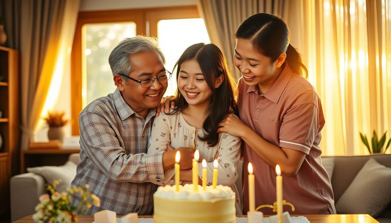 Makna Ucapan Ulang Tahun yang Menyentuh Hati untuk Anak Perempuan (c) Ilustrasi AI