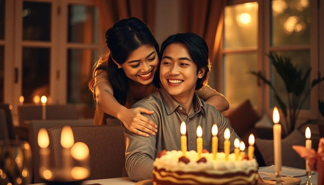 Kumpulan Ucapan Ulang Tahun Romantis untuk Suami (c) Ilustrasi AI