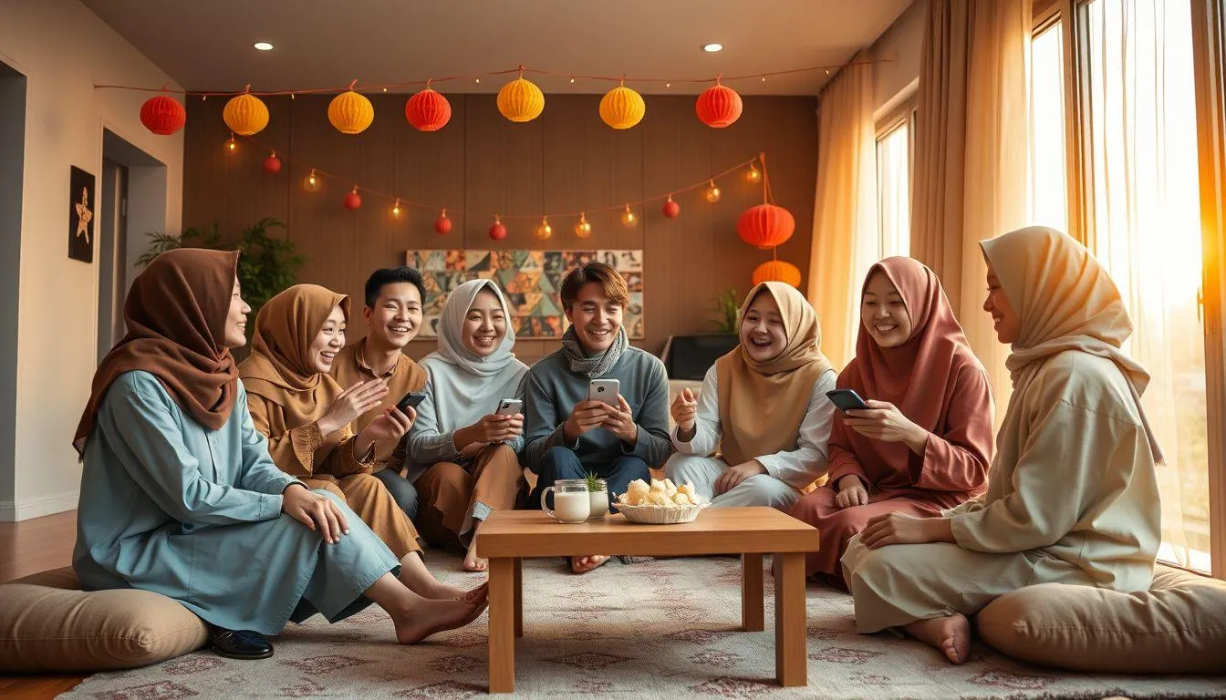 Ucapan Idul Fitri 2026 Kekinian untuk Gen Z (c) Ilustrasi AI