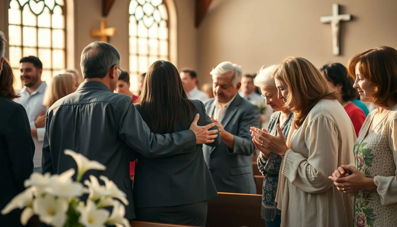 Contoh Ucapan untuk Orang Meninggal Kristen Singkat (c) Ilustrasi AI