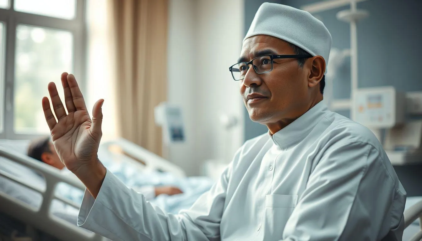 Keutamaan Mendoakan Orang Sakit dalam Perspektif Islam (c) Ilustrasi AI