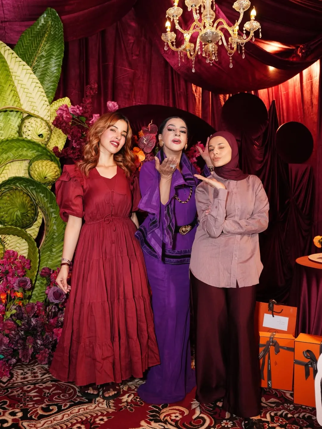 Tasya Farasya dan Ala Alatas bersama Selvi © instagram.com/tasyafarasya