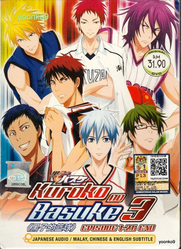 Poster anime Kuroko no Basket (Credit: IMDB)