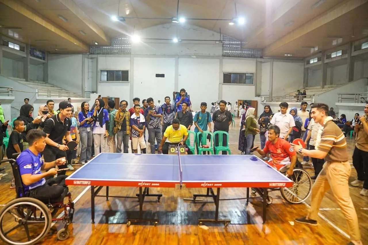 Verrell Bramasta di Fun Paralympic Karawang (Credit: Dokumentasi Pribadi)