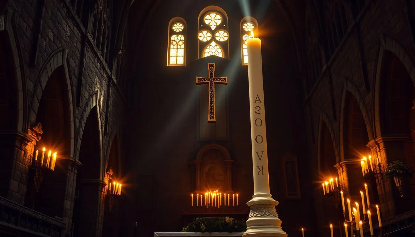 Makna Simbolis Lilin Paskah dan Exsultet (c) Ilustrasi AI