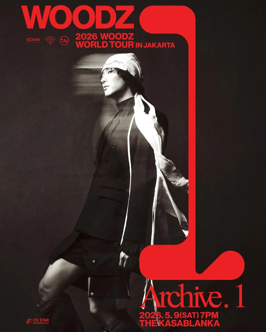 Poster Konser Woodz Jakarta © instagram.com/ckstar.id