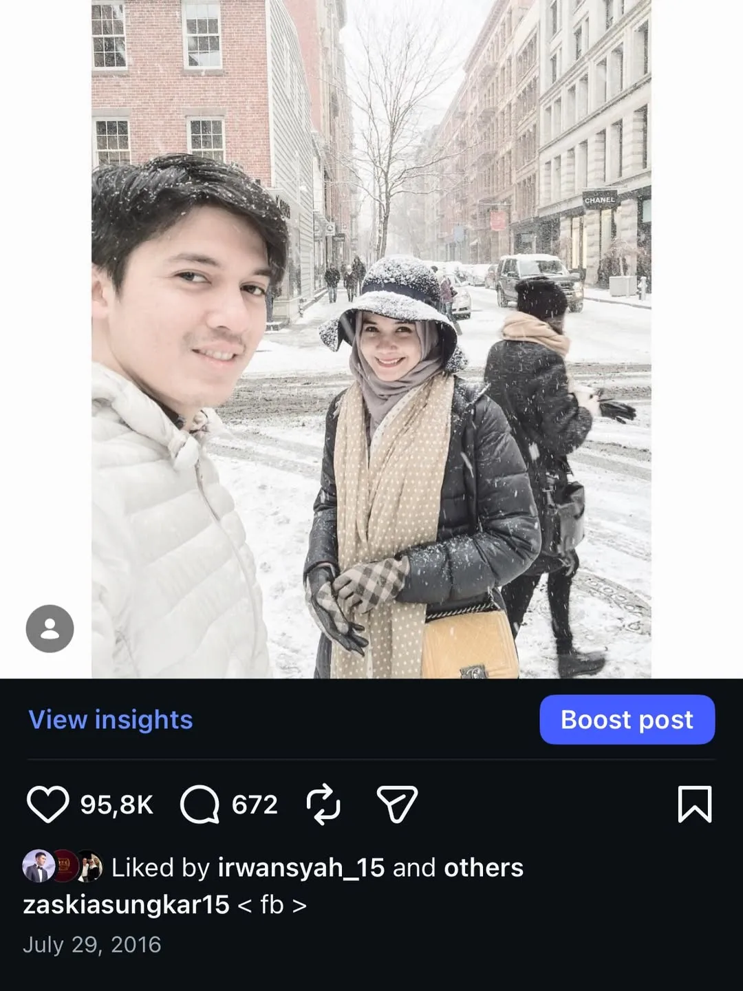 Zaskia Sungkar Ikut Tren 2016 (credit: Instagram.com/zaskiasungkar15/)