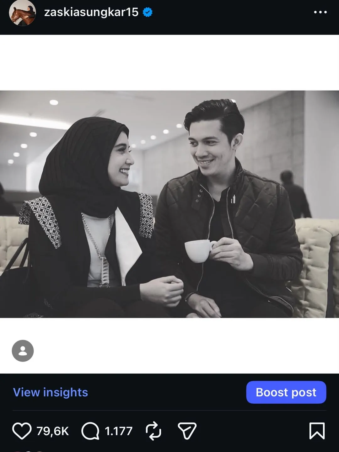 Momen Lawas Bersama Irwansyah  (credit: Instagram.com/zaskiasungkar15/)