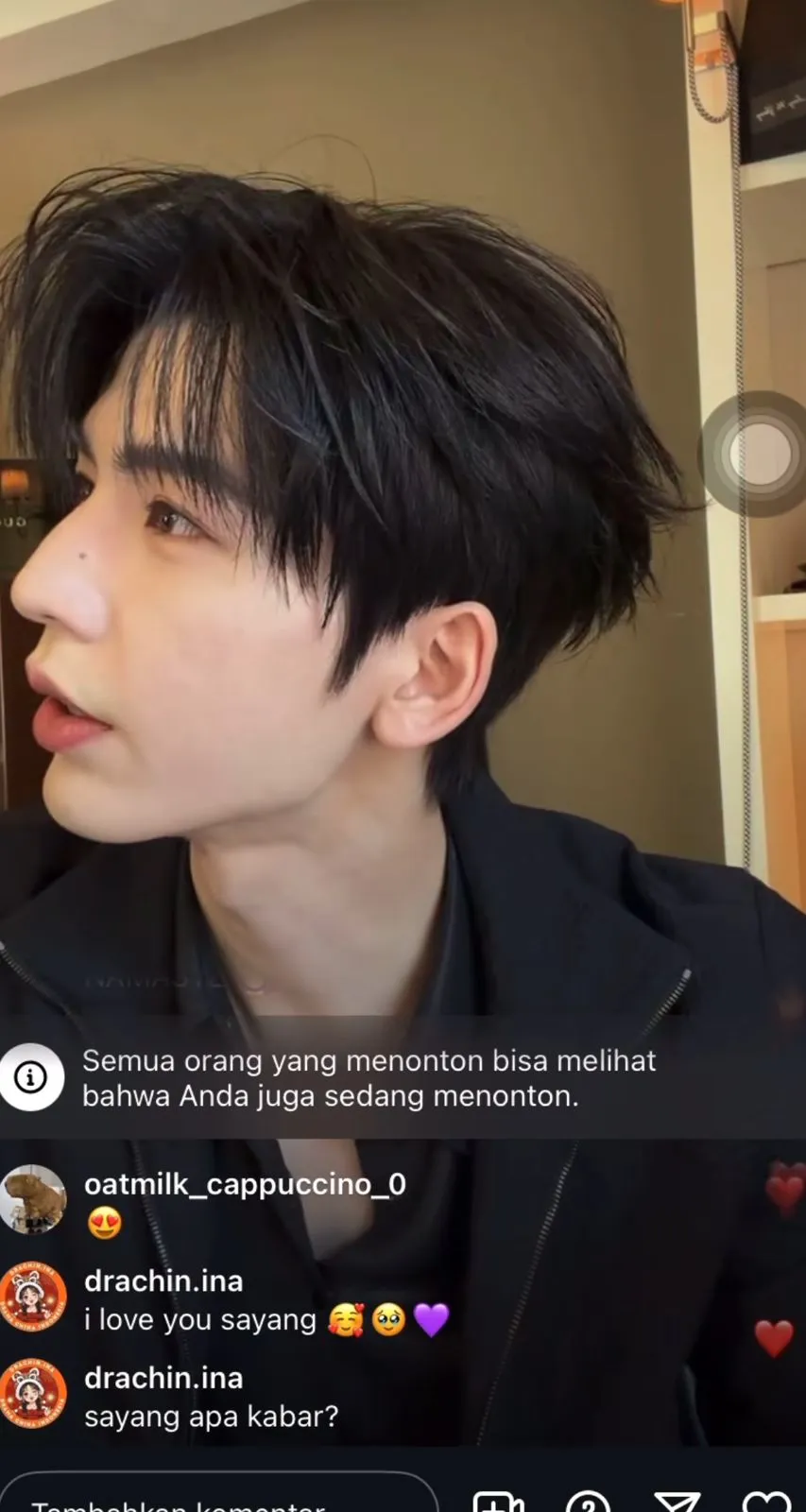 Fans Indonesia memenuhi komentar dengan tulisan apa kabar (credit:instagram.com/drachin.ina)